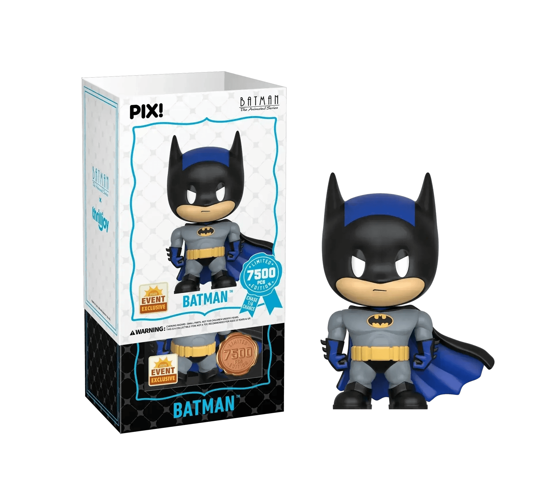 [Thrilljoy] [EXCLUSIVE] Batman the Animated Series - Batman LE7500 PIX Vinyl Figure (1 in 6 Chance at Chase) - ToylandEU