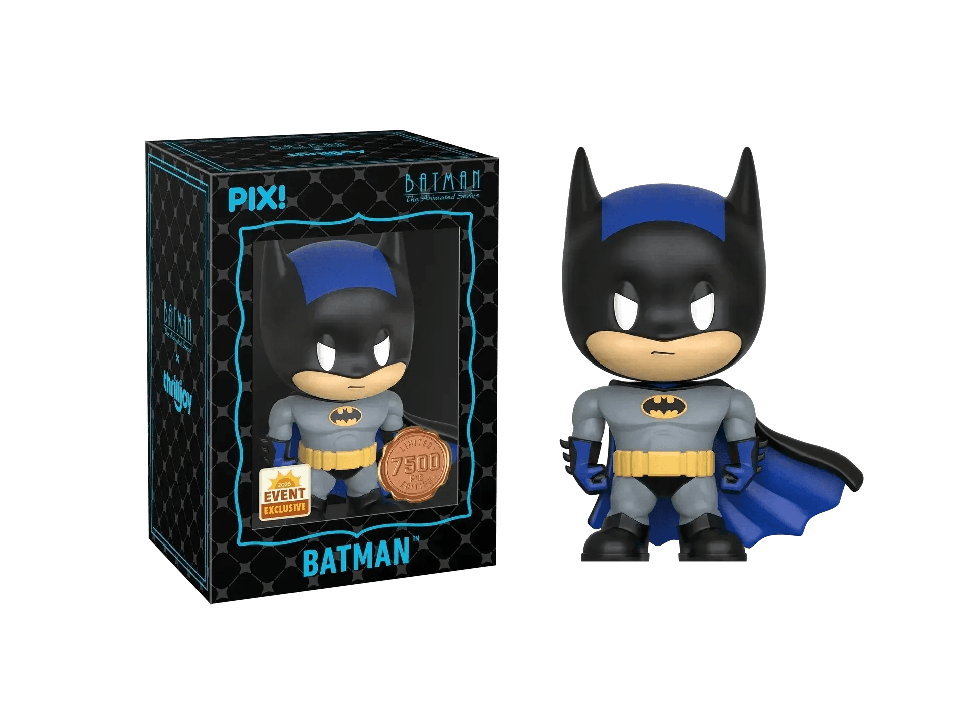[Thrilljoy] [EXCLUSIVE] Batman the Animated Series - Batman LE7500 PIX Vinyl Figure (1 in 6 Chance at Chase) - ToylandEU