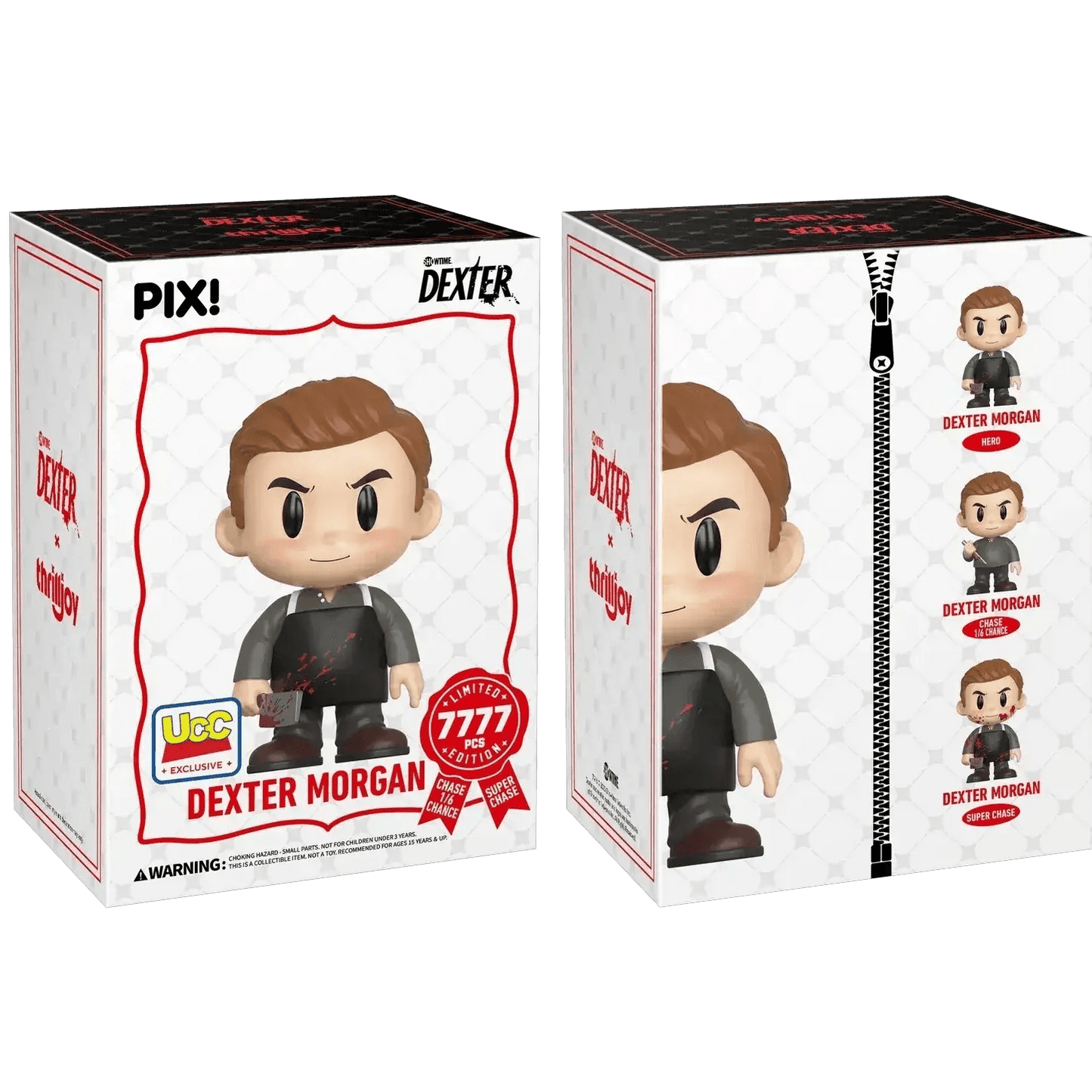 [Thrilljoy] [EXCLUSIVE] Dexter - Dexter Morgan LE7777 PIX Vinyl Figure (1 in 6 Chance at Chase) - ToylandEU