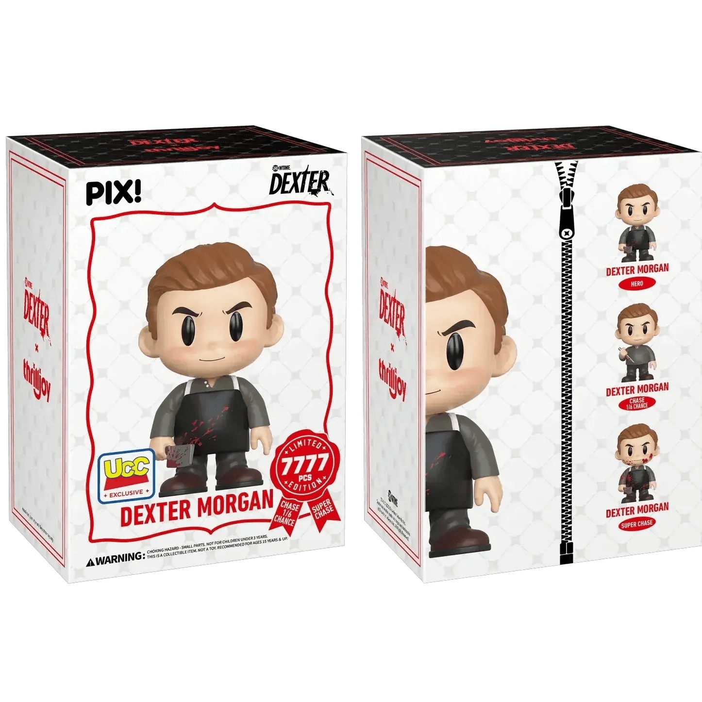 [Thrilljoy] [EXCLUSIVE] Dexter - Dexter Morgan LE7777 PIX Vinyl Figure (1 in 6 Chance at Chase) - ToylandEU
