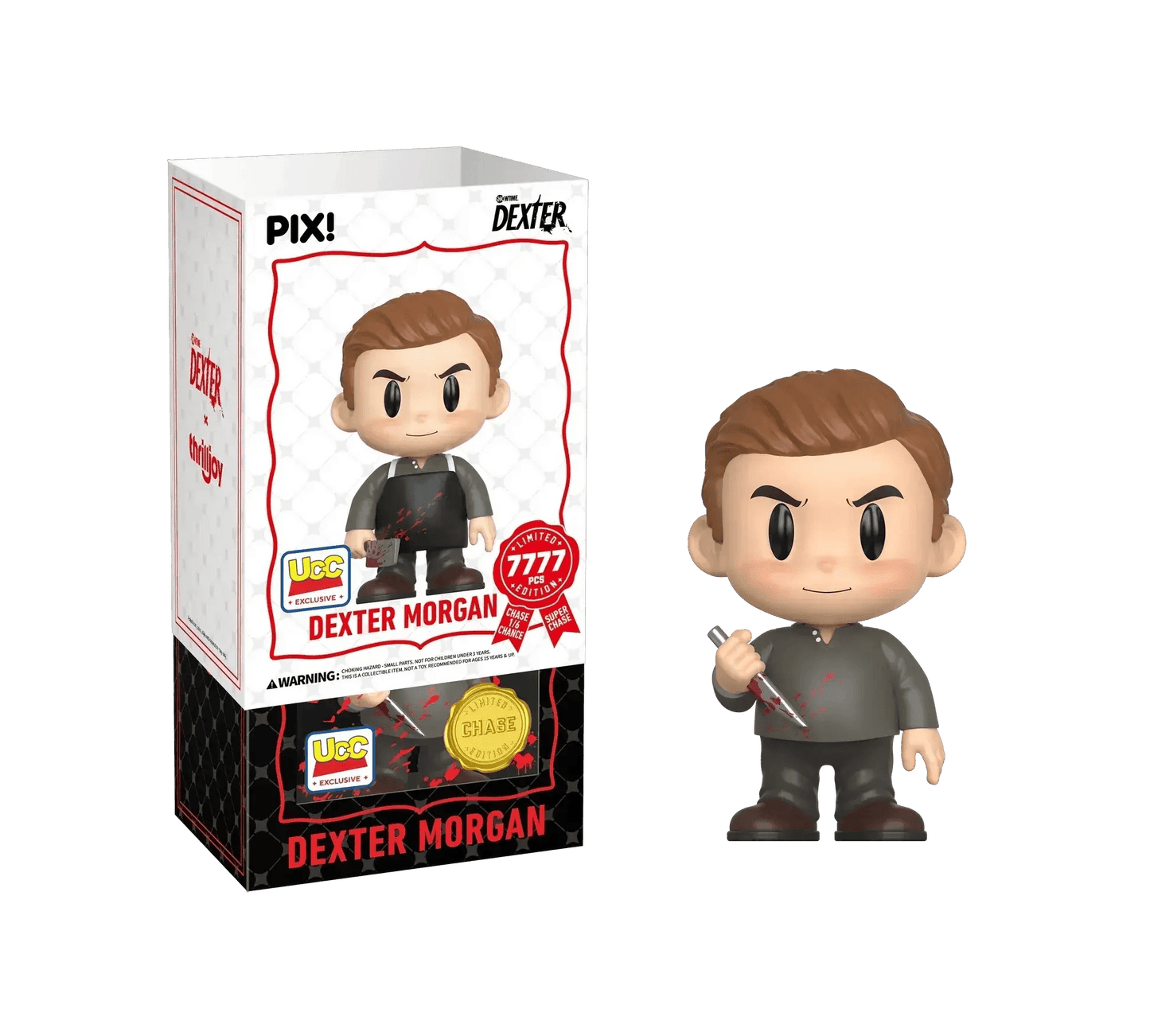 [Thrilljoy] [EXCLUSIVE] Dexter - Dexter Morgan LE7777 PIX Vinyl Figure (1 in 6 Chance at Chase) - ToylandEU