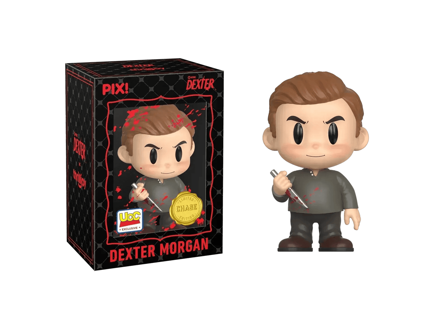 [Thrilljoy] [EXCLUSIVE] Dexter - Dexter Morgan LE7777 PIX Vinyl Figure (1 in 6 Chance at Chase) - ToylandEU