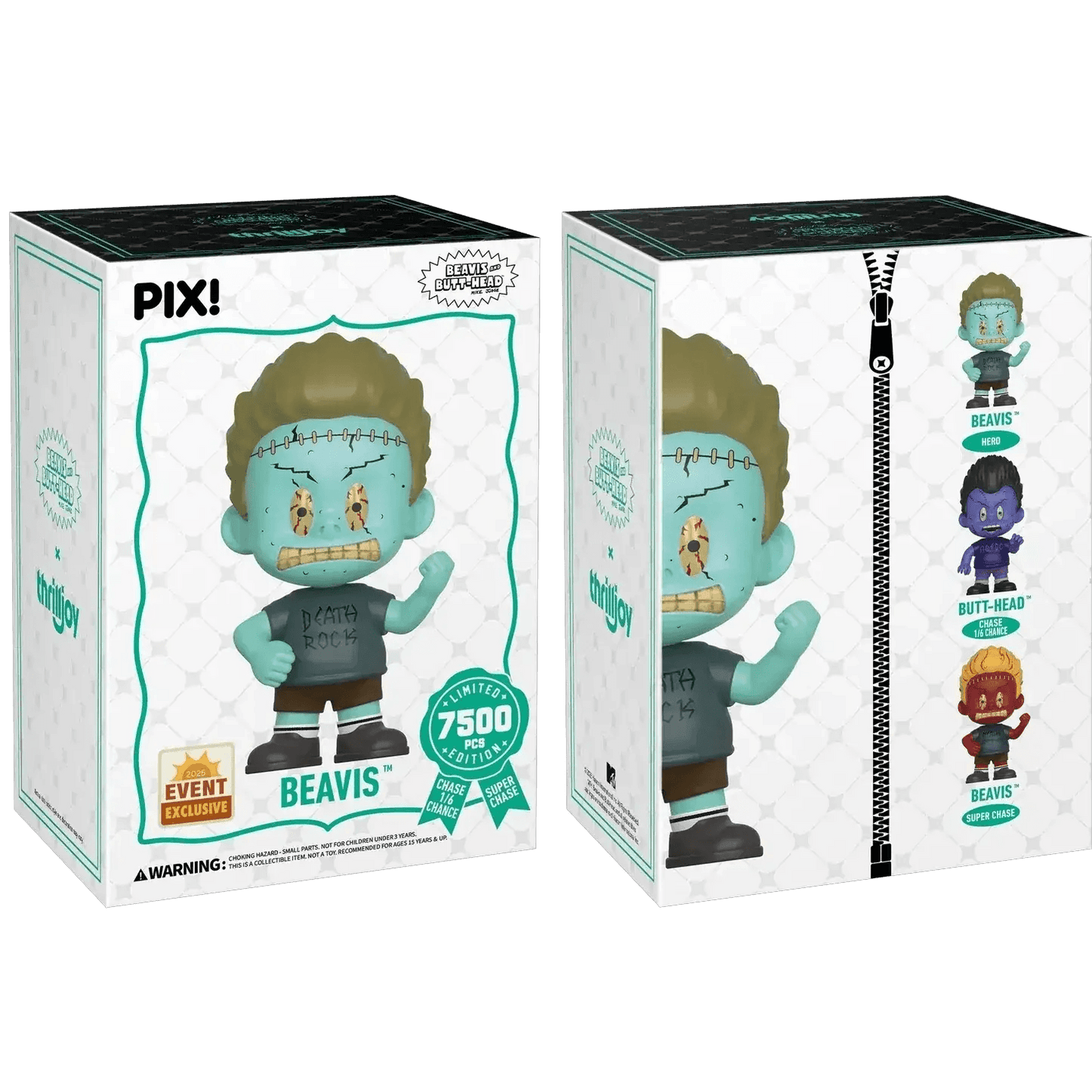 [Thrilljoy] [EXCLUSIVE] MTV's Beavis and Butt-Head - Beavis LE7500 PIX Vinyl Figure (1 in 6 Chance at Chase) - ToylandEU