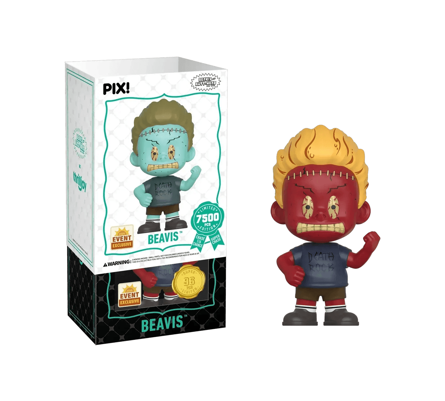 [Thrilljoy] [EXCLUSIVE] MTV's Beavis and Butt-Head - Beavis LE7500 PIX Vinyl Figure (1 in 6 Chance at Chase) - ToylandEU