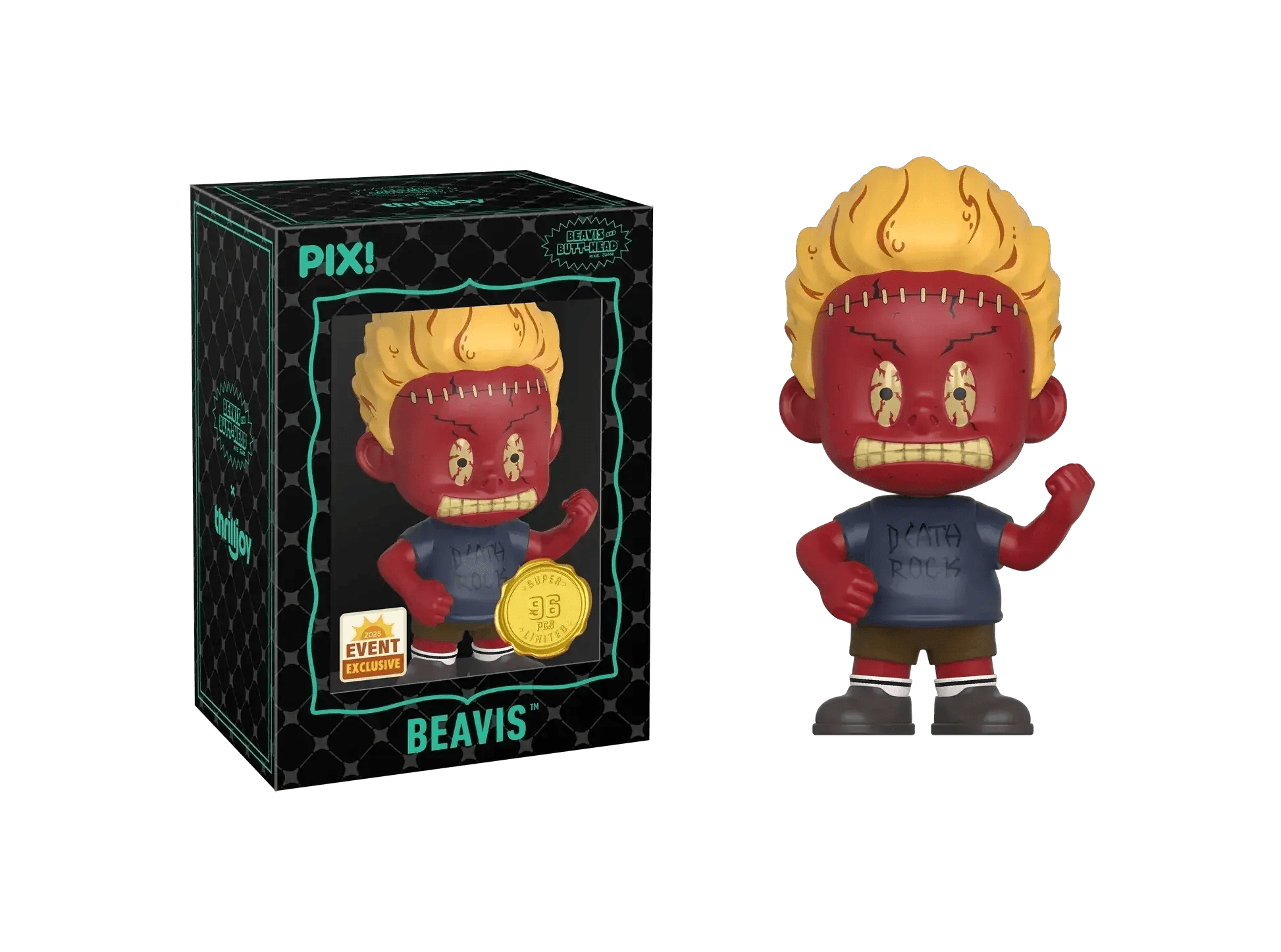 [Thrilljoy] [EXCLUSIVE] MTV's Beavis and Butt-Head - Beavis LE7500 PIX Vinyl Figure (1 in 6 Chance at Chase) - ToylandEU