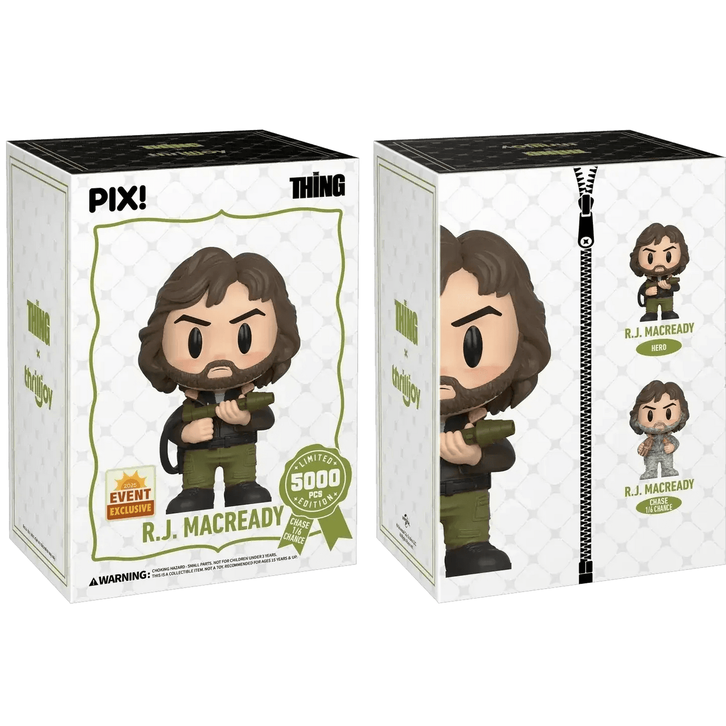 [Thrilljoy] [EXCLUSIVE] The Thing - R.J. MacReady LE5000 PIX Vinyl Figure (1 in 6 Chance at Chase) - ToylandEU