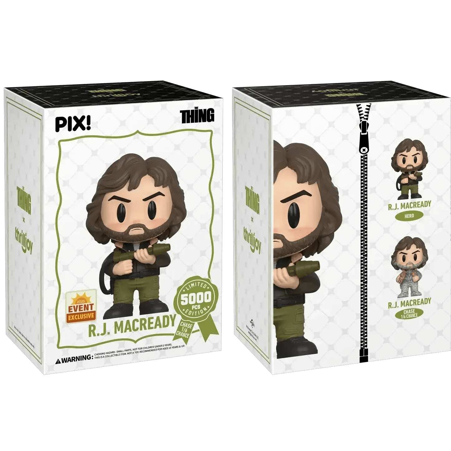 [Thrilljoy] [EXCLUSIVE] The Thing - R.J. MacReady LE5000 PIX Vinyl Figure (1 in 6 Chance at Chase) - ToylandEU
