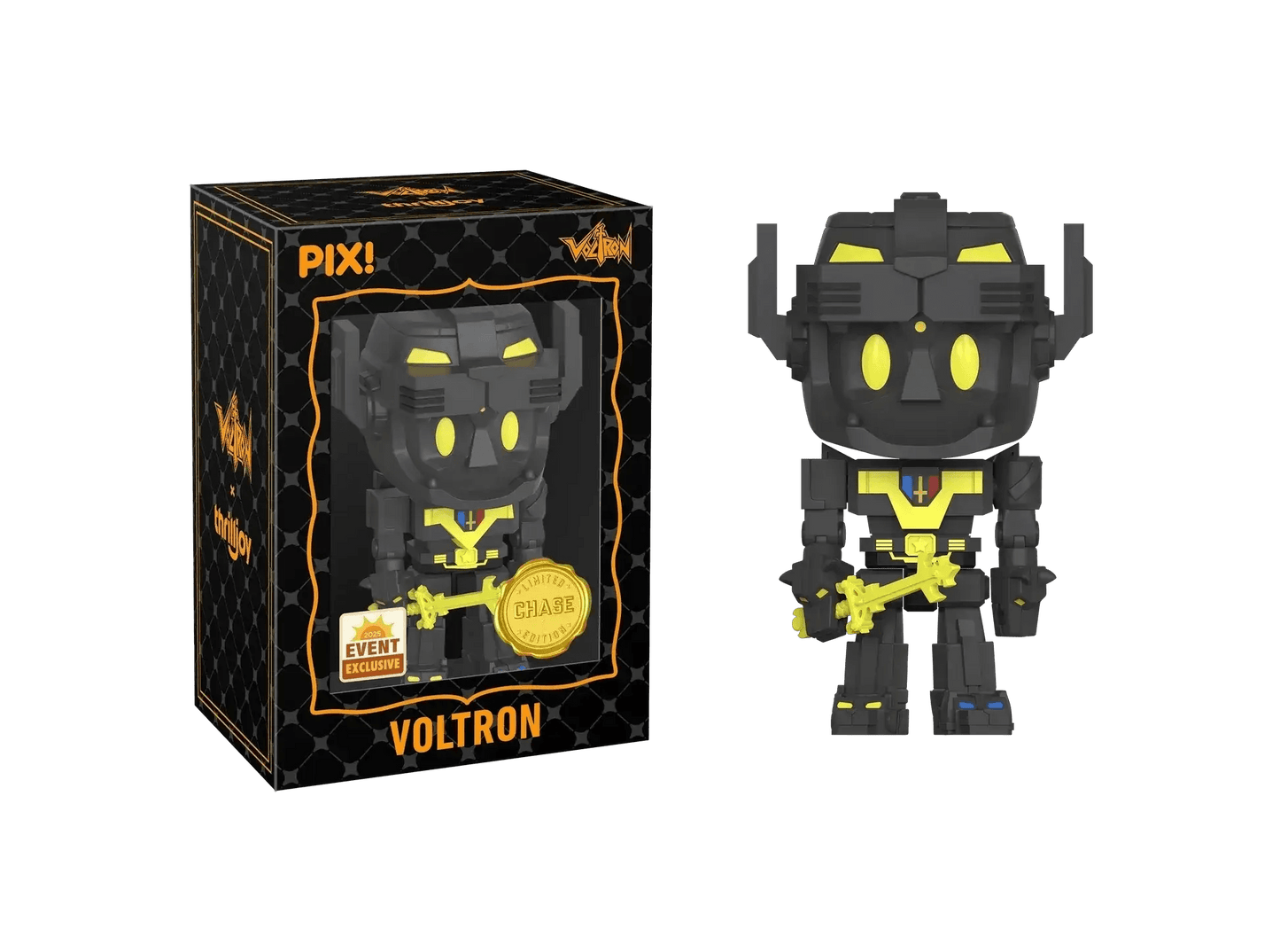 [Thrilljoy] [EXCLUSIVE] Voltron Defender of the Universe - Voltron LE6000 PIX Vinyl Figure (1 in 6 Chance at Chase) - ToylandEU