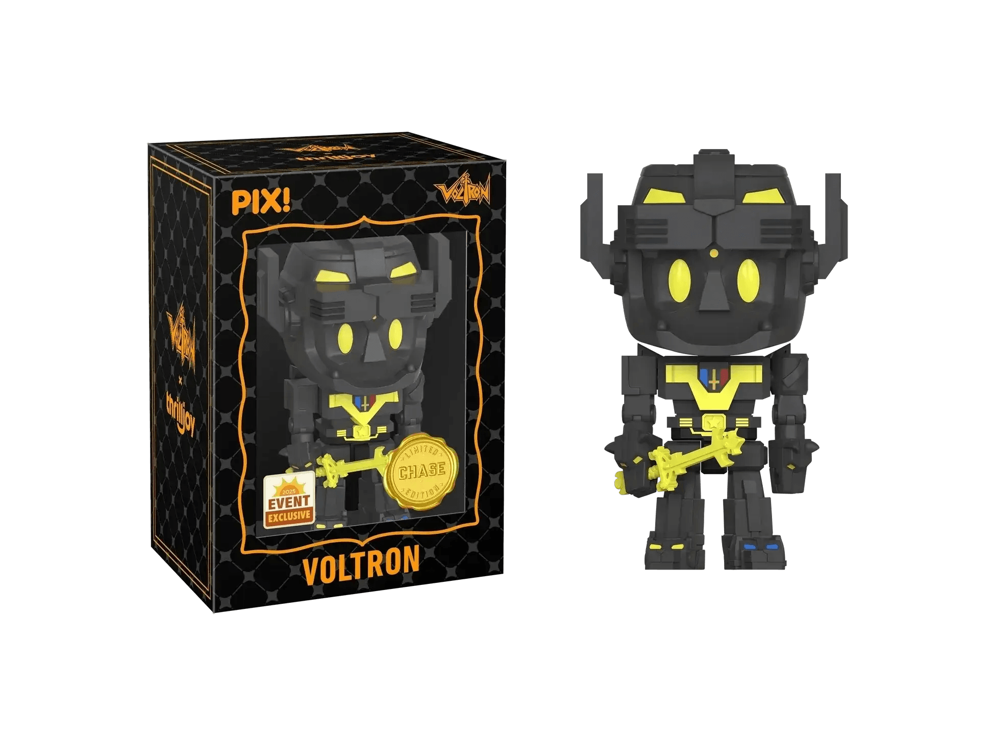 [Thrilljoy] [EXCLUSIVE] Voltron Defender of the Universe - Voltron LE6000 PIX Vinyl Figure (1 in 6 Chance at Chase) - ToylandEU