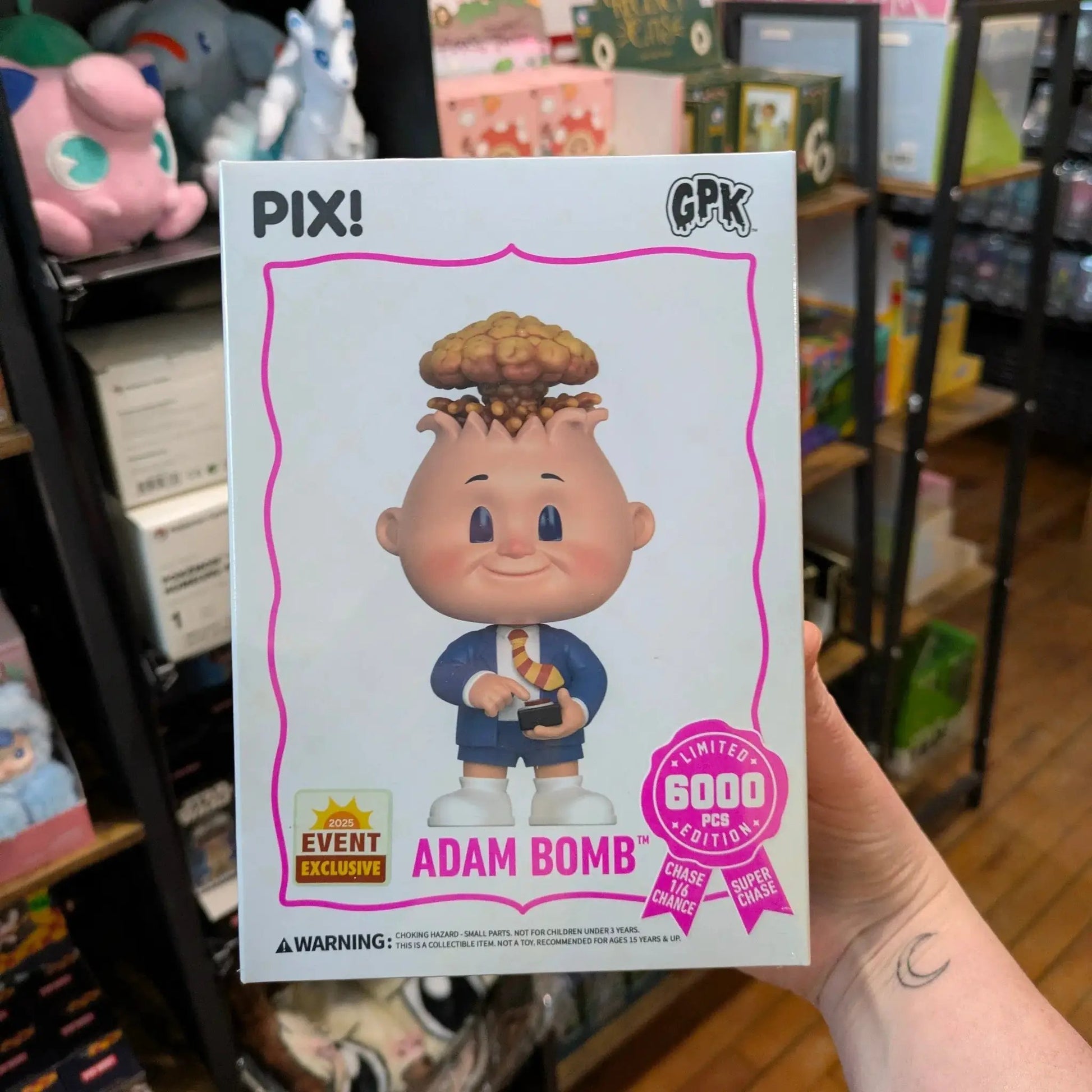 [Thrilljoy] GPK Garbage Pail Kids - Adam Bomb LE6000 PIX Vinyl Figure (1 in 6 Chance at Chase) - ToylandEU