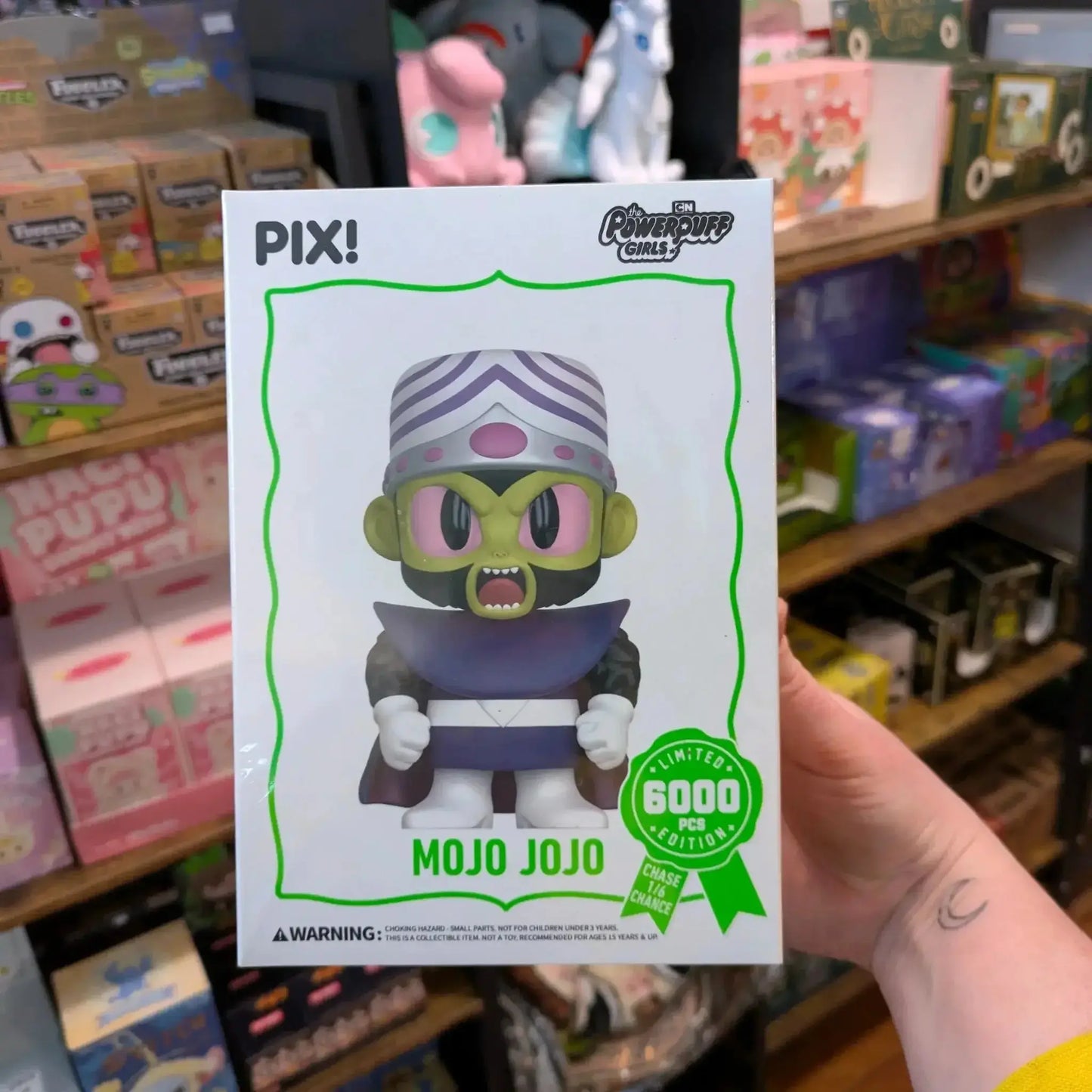 [Thrilljoy] Powerpuff Girls - Mojo Jojo LE6000 PIX Vinyl Figure (1 in 6 Chance at Chase) - ToylandEU