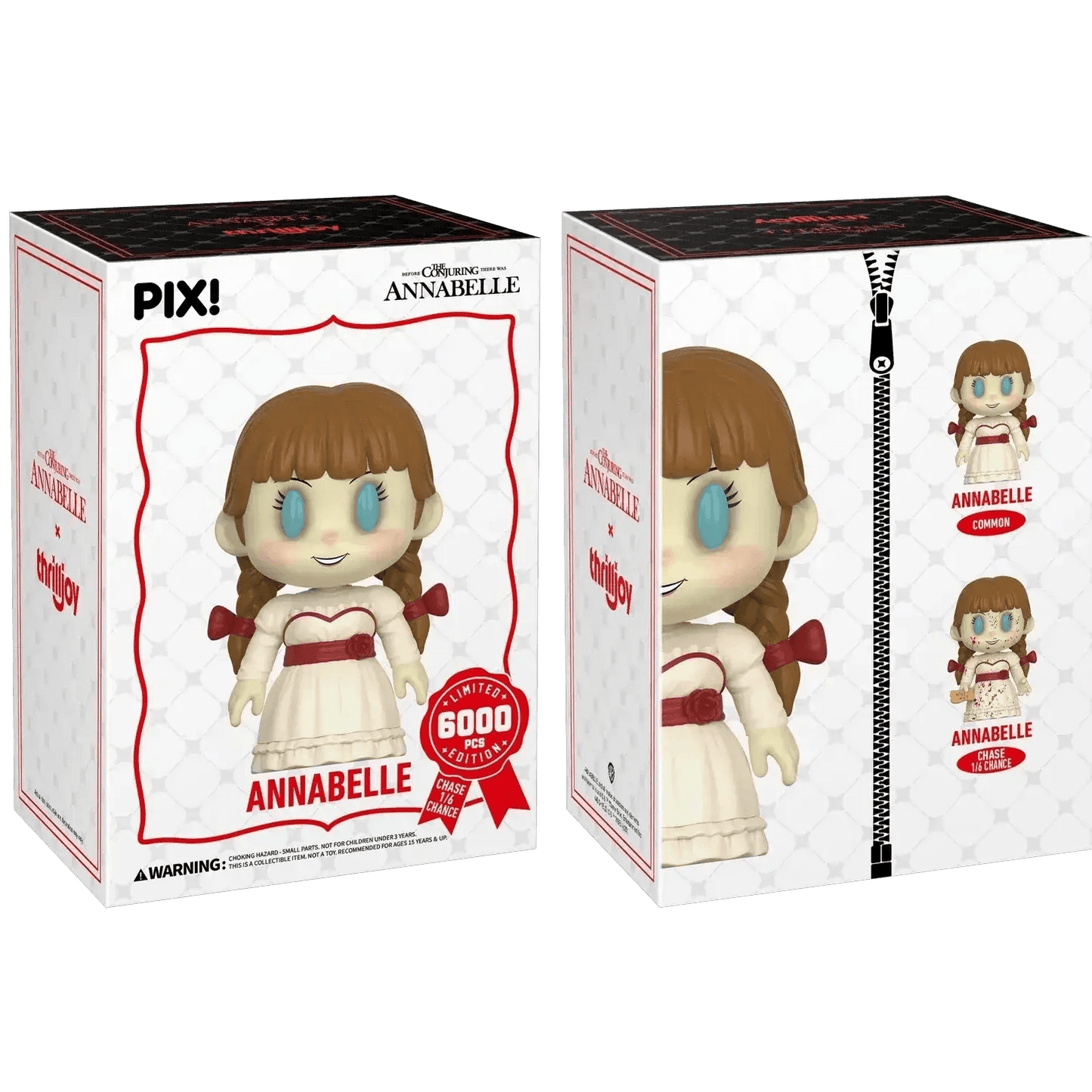 [Thrilljoy] The Conjuring - Annabelle LE6000 PIX Vinyl Figure (1 in 6 Chance at Chase) - ToylandEU