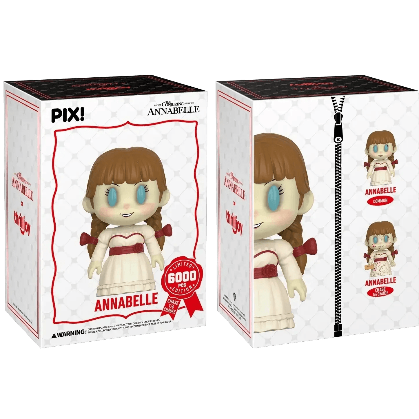[Thrilljoy] The Conjuring - Annabelle LE6000 PIX Vinyl Figure (1 in 6 Chance at Chase) - ToylandEU