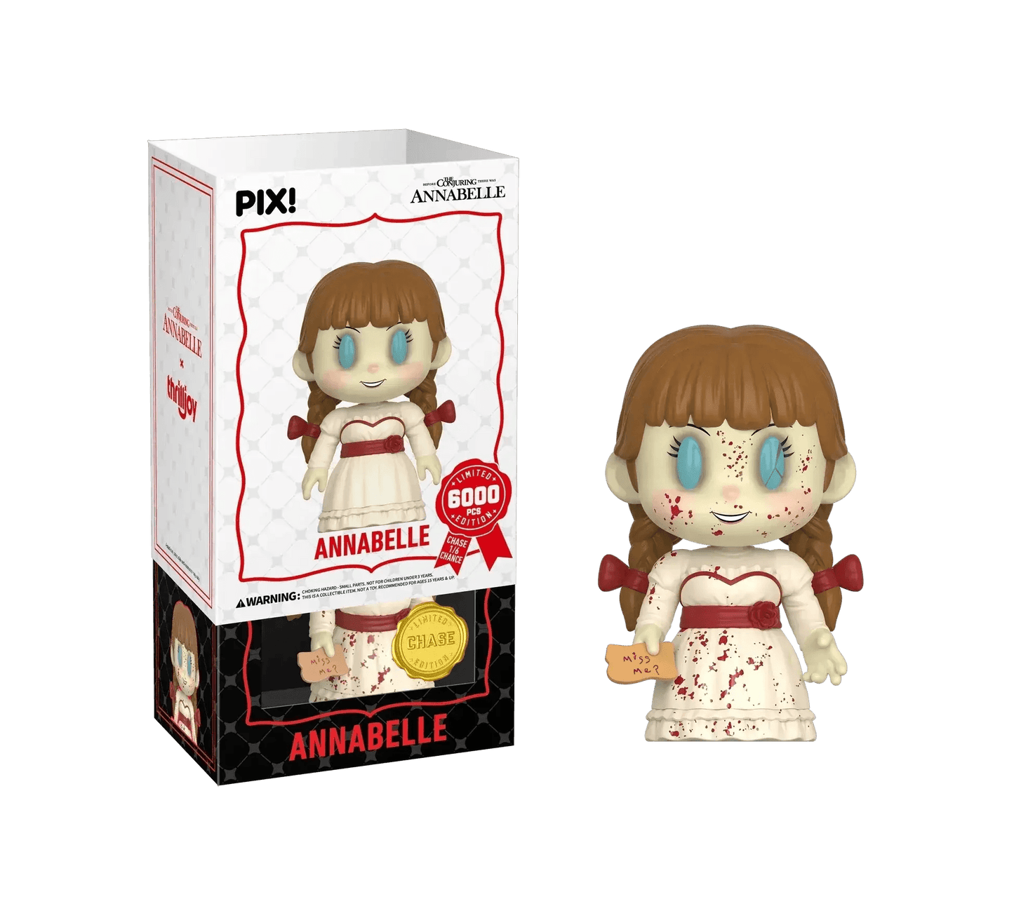 [Thrilljoy] The Conjuring - Annabelle LE6000 PIX Vinyl Figure (1 in 6 Chance at Chase) - ToylandEU