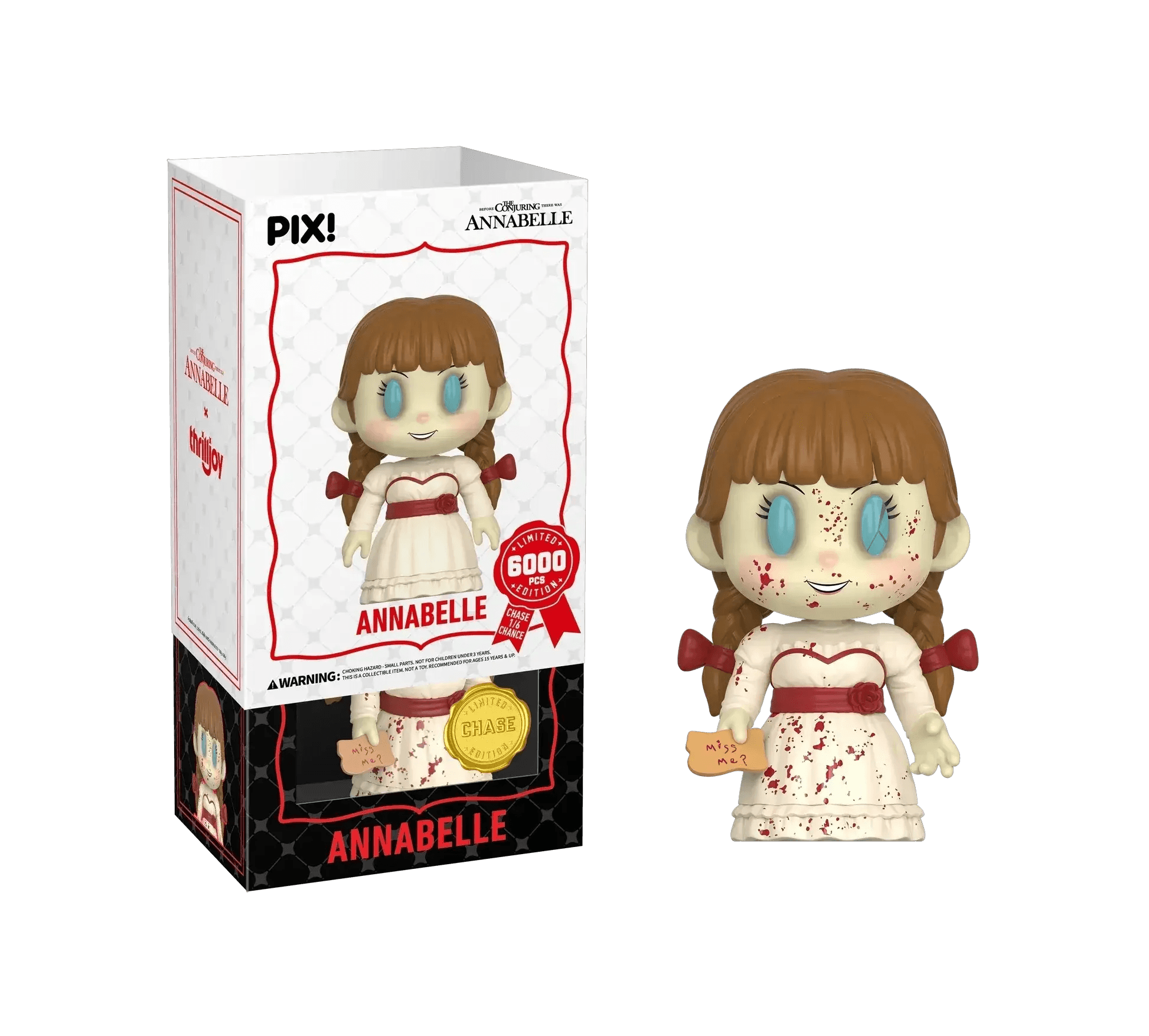 [Thrilljoy] The Conjuring - Annabelle LE6000 PIX Vinyl Figure (1 in 6 Chance at Chase) - ToylandEU