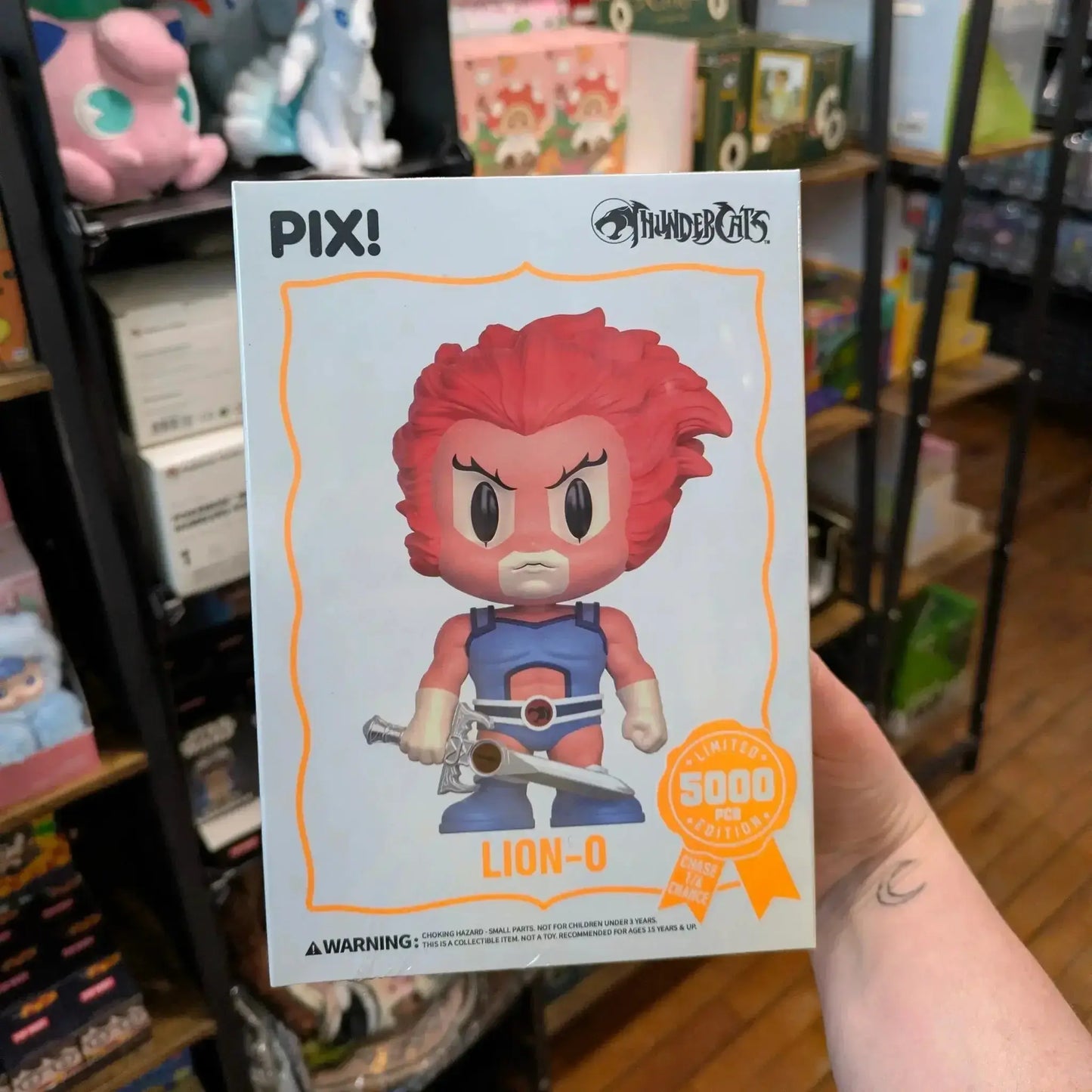 [Thrilljoy] Thundercats - Lion-O LE5000 PIX Vinyl Figure (1 in 6 Chance at Chase) - ToylandEU