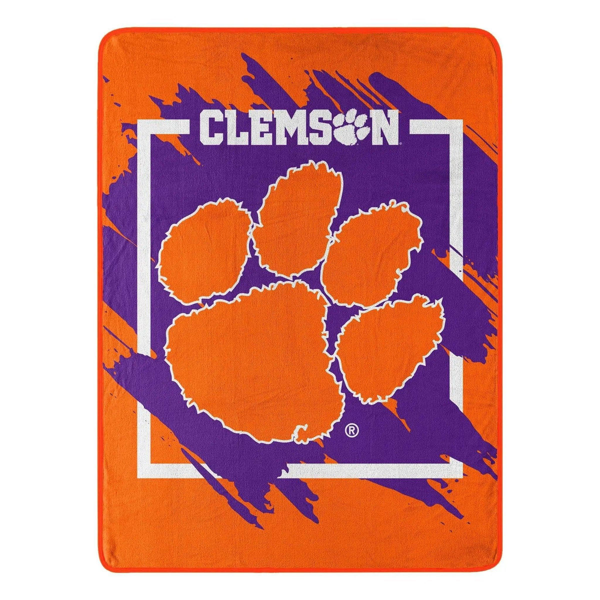  Clemson Tigers Blanket 46x60 Raschel Dimensional Design -  ToylandEU™