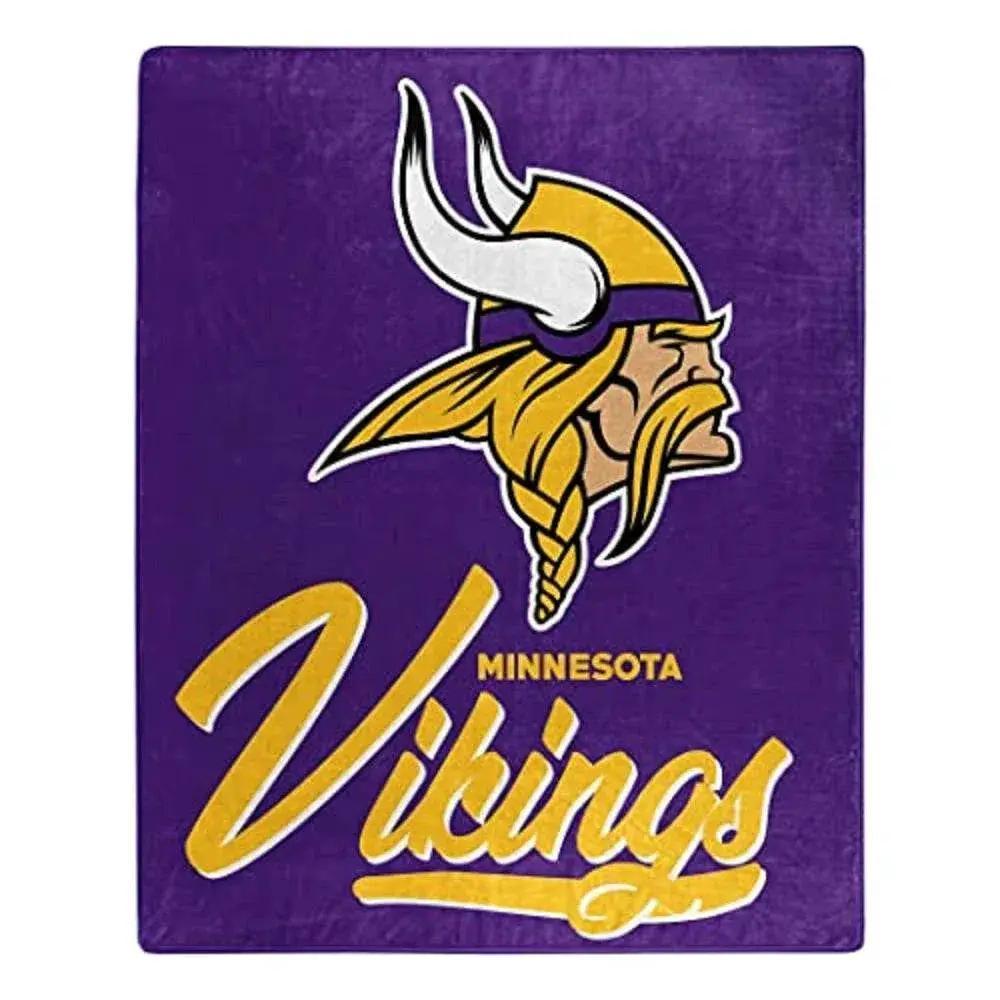  Minnesota Vikings Raschel Signature Design Blanket 50x60 -  ToylandEU™