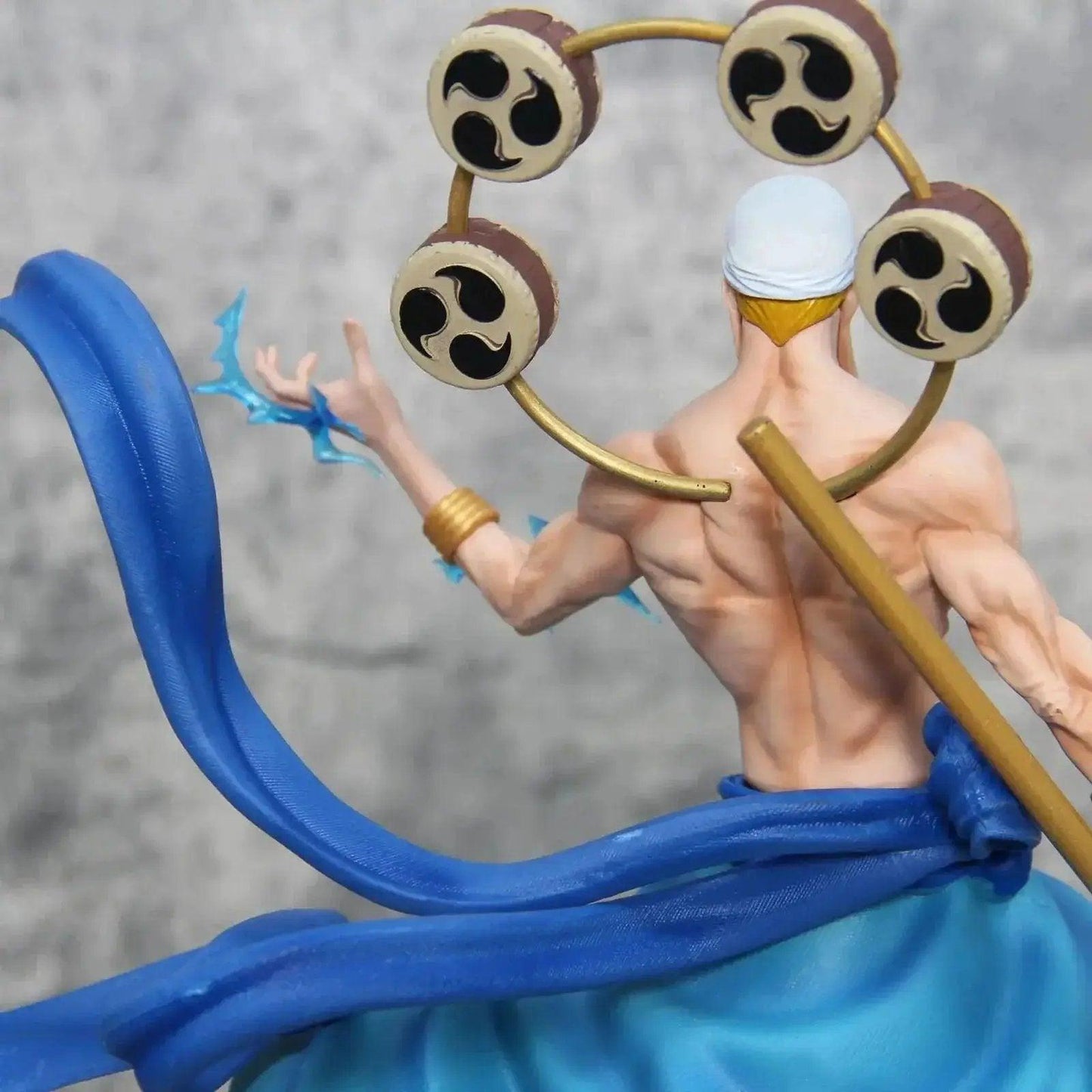  Thunder God Enel Anime Figurine, One Piece Figurines Gk Oversize PVC Statue Swappable Top Half 45 cm -  ToylandEU™
