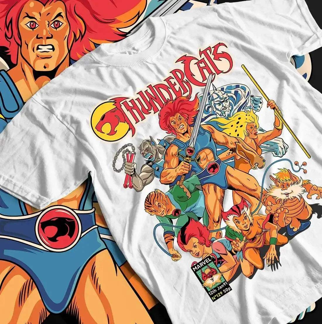 ThunderCats Anime Shirt Unisex Cotton Loose Fit Tee - ToylandEU