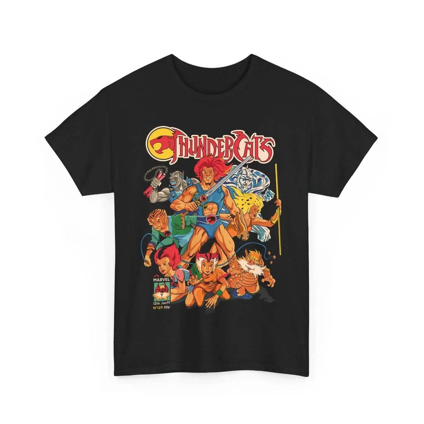 ThunderCats Anime Shirt Unisex Cotton Loose Fit Tee - ToylandEU