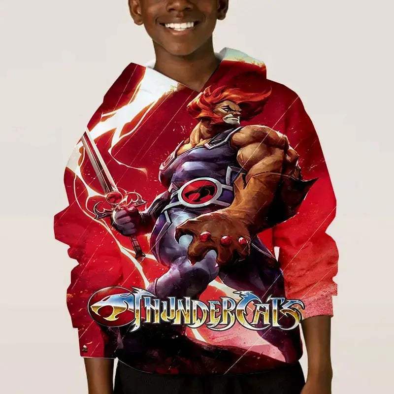 Thundercats Anime Hoodie Unisex 3D Print Sweatshirt Retro Style - ToylandEU