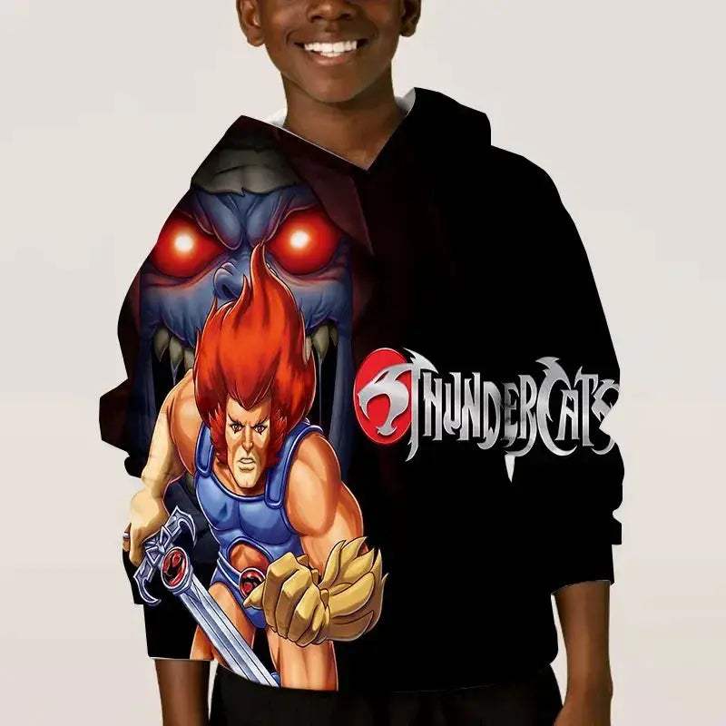 Thundercats Anime Hoodie Unisex 3D Print Sweatshirt Retro Style - ToylandEU
