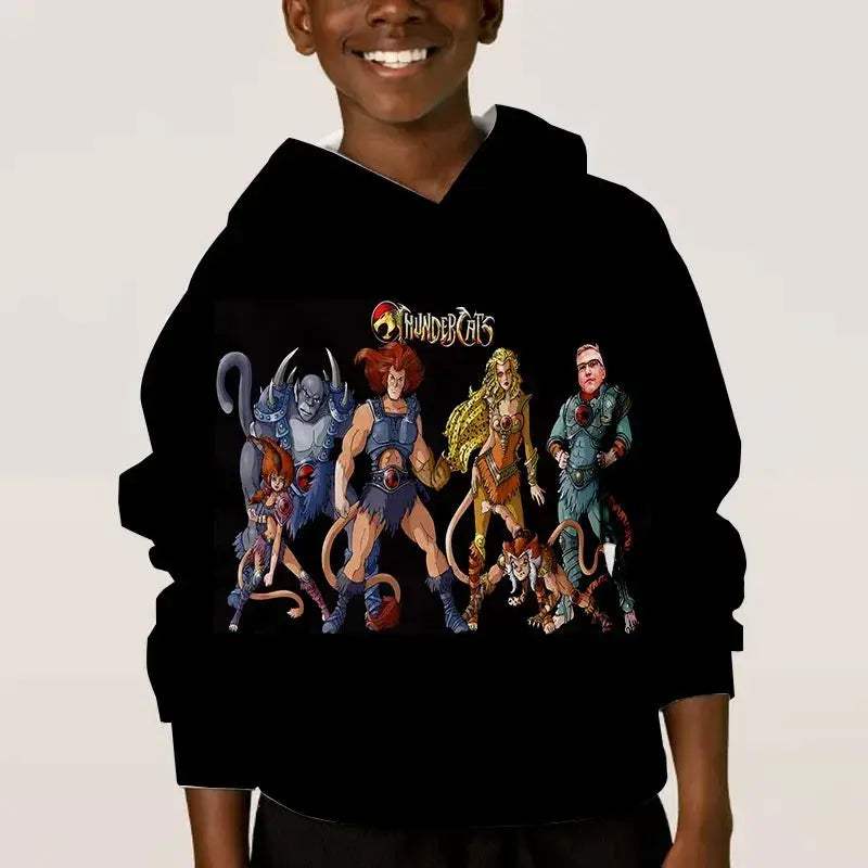 Thundercats Anime Hoodie Unisex 3D Print Sweatshirt Retro Style - ToylandEU