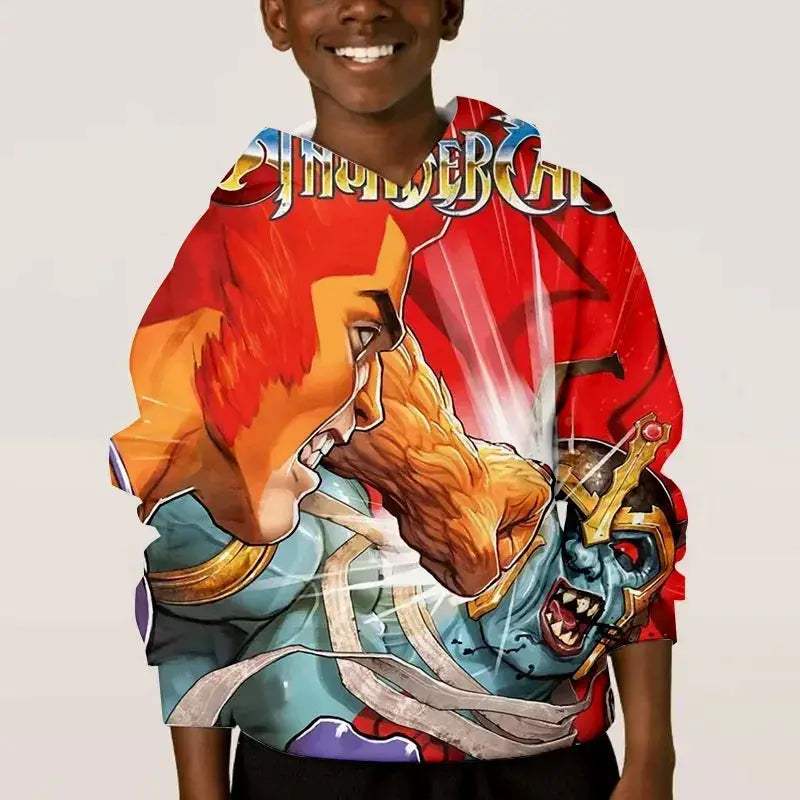 Thundercats Anime Hoodie Unisex 3D Print Sweatshirt Retro Style - ToylandEU