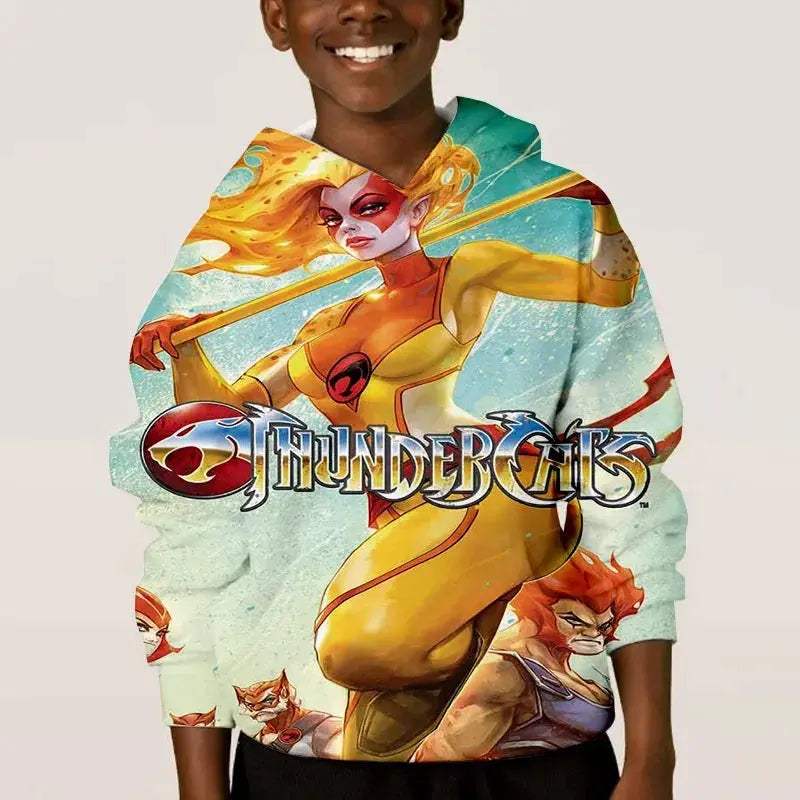 Thundercats Anime Hoodie Unisex 3D Print Sweatshirt Retro Style - ToylandEU