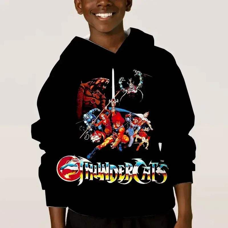 Thundercats Anime Hoodie Unisex 3D Print Sweatshirt Retro Style - ToylandEU