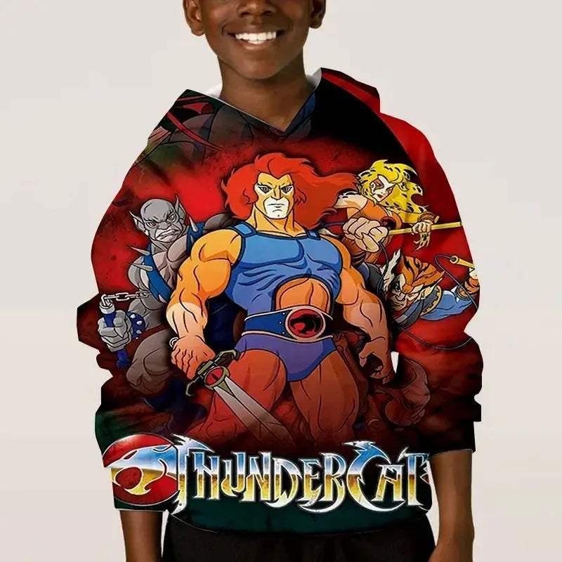 Thundercats Anime Hoodie Unisex 3D Print Sweatshirt Retro Style - ToylandEU