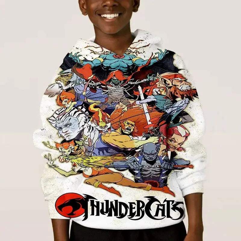 Thundercats Anime Hoodie Unisex 3D Print Sweatshirt Retro Style - ToylandEU
