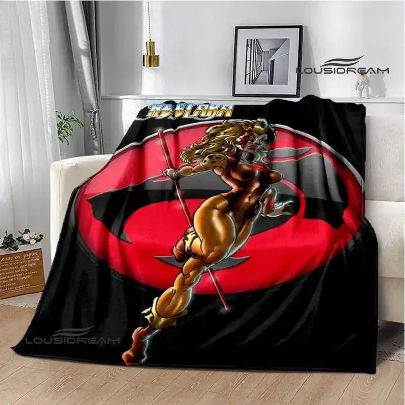 Thundercats Cartoon Blanket Warm Flannel Throw For Beds - ToylandEU