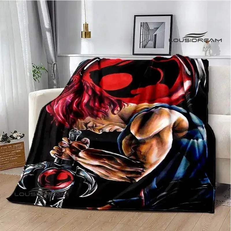 Thundercats Cartoon Blanket Warm Flannel Throw For Beds - ToylandEU