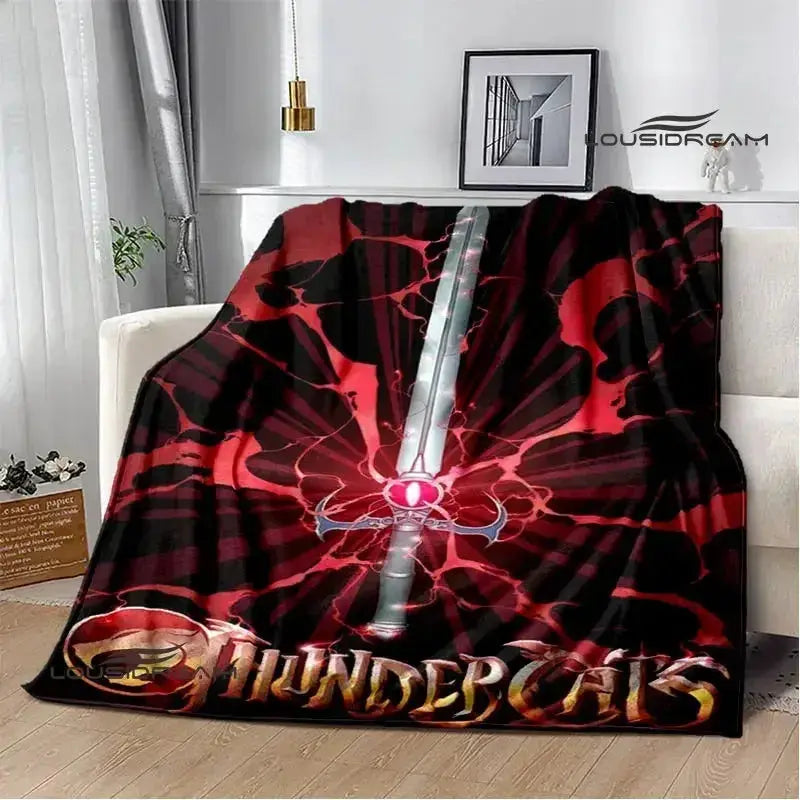 Thundercats Cartoon Blanket Warm Flannel Throw For Beds - ToylandEU