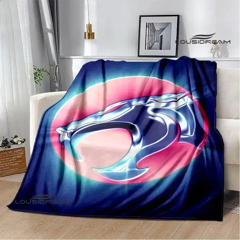 Thundercats Cartoon Blanket Warm Flannel Throw For Beds - ToylandEU