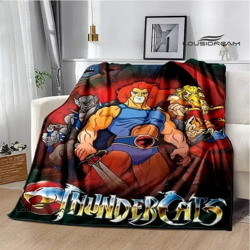 Thundercats Cartoon Blanket Warm Flannel Throw For Beds - ToylandEU