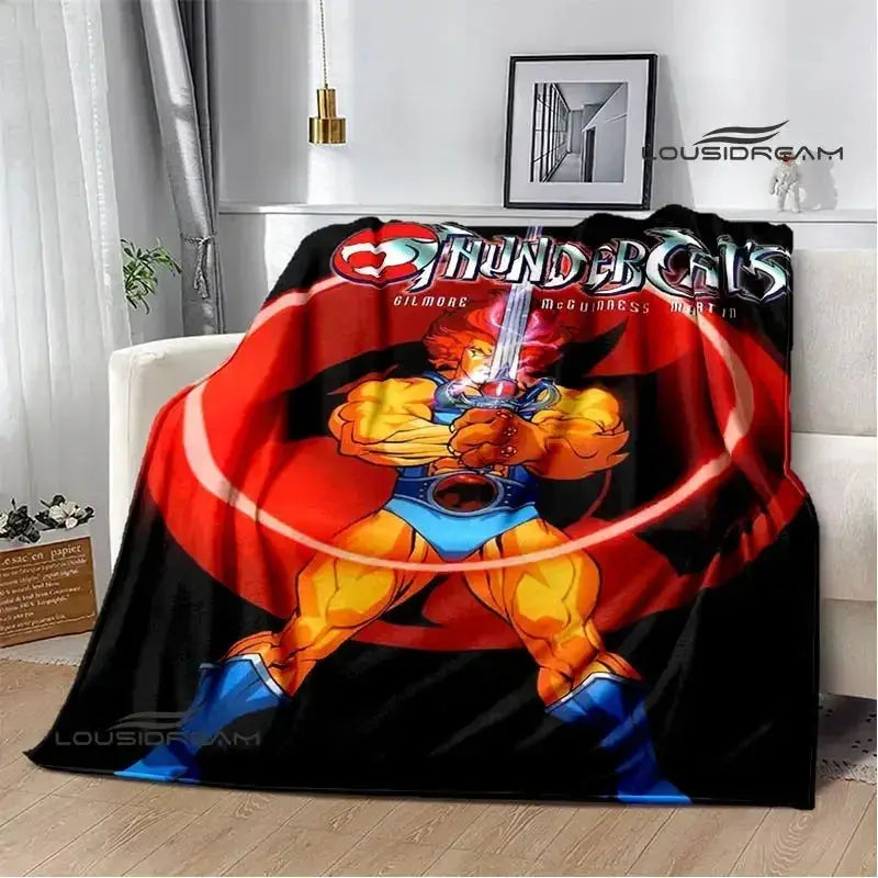 Thundercats Cartoon Blanket Warm Flannel Throw For Beds - ToylandEU