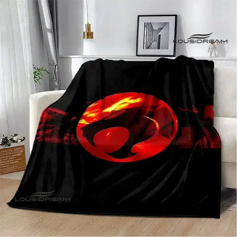 Thundercats Cartoon Blanket Warm Flannel Throw For Beds - ToylandEU