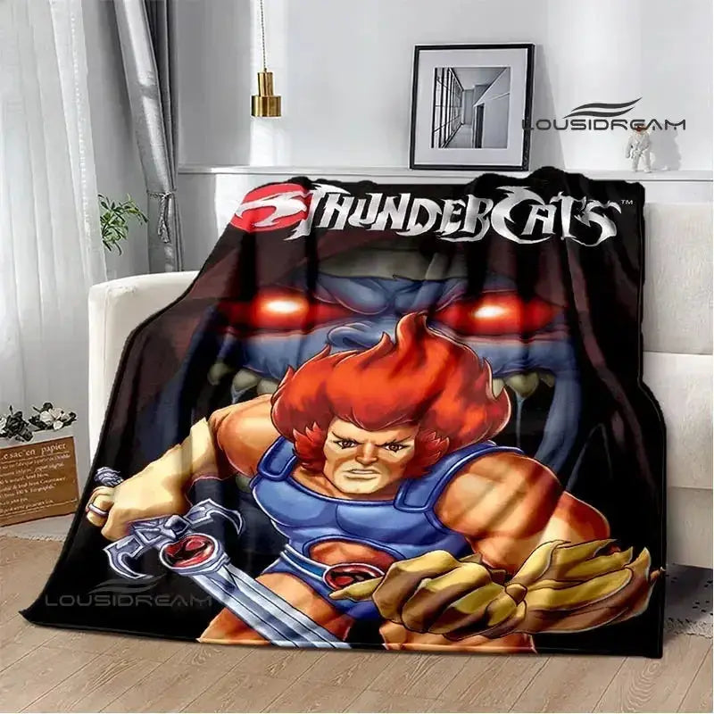 Thundercats Cartoon Blanket Warm Flannel Throw For Beds - ToylandEU