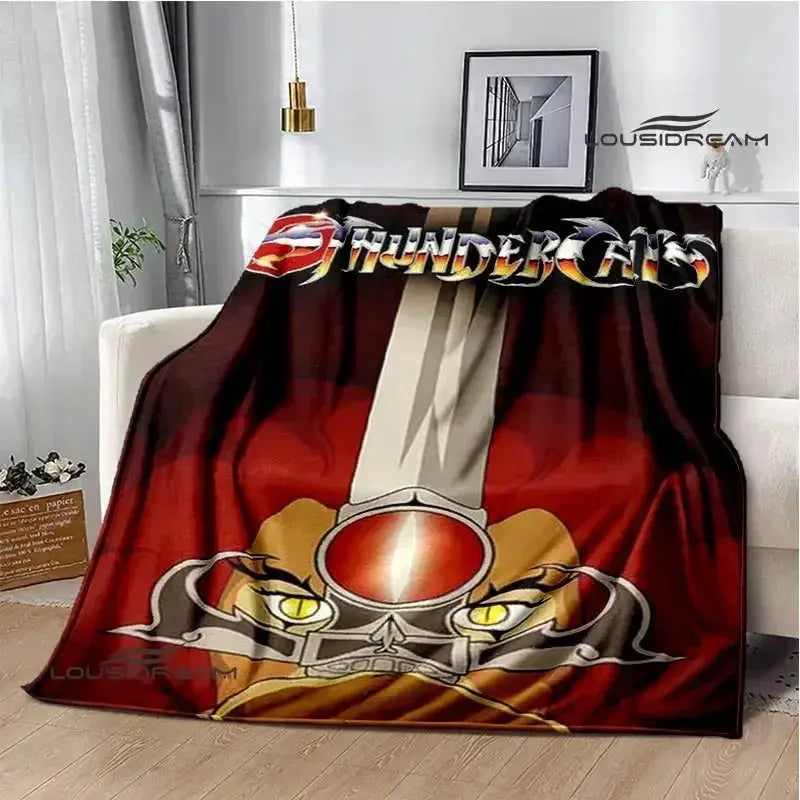 Thundercats Cartoon Blanket Warm Flannel Throw For Beds - ToylandEU
