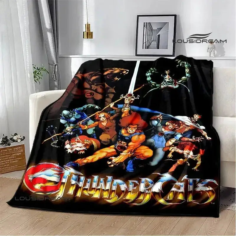 Thundercats Cartoon Blanket Warm Flannel Throw For Beds - ToylandEU