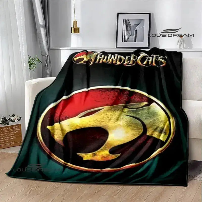 Thundercats Cartoon Blanket Warm Flannel Throw For Beds - ToylandEU