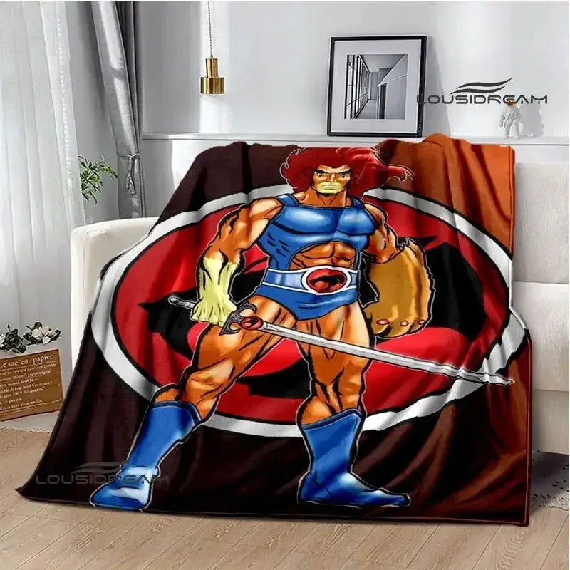 Thundercats Cartoon Blanket Warm Flannel Throw For Beds - ToylandEU
