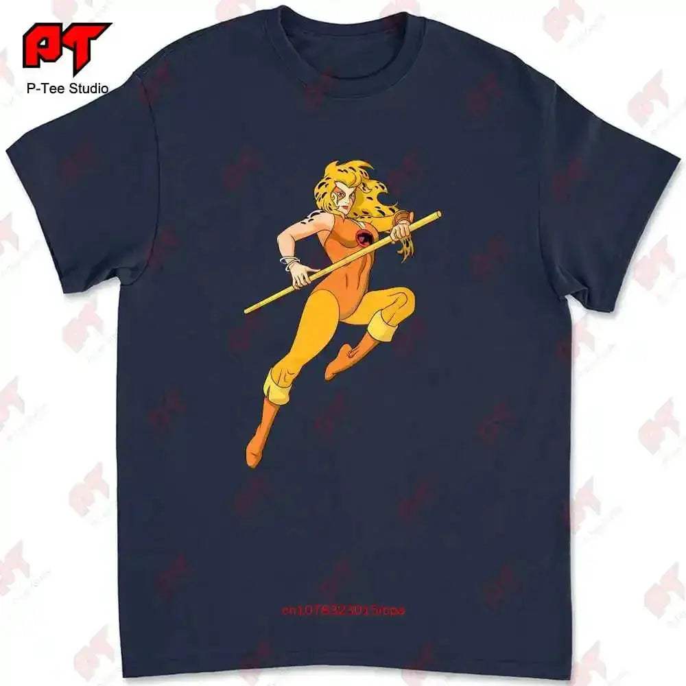 Thundercats Cheetara Portrait Graphic Tee Iconic Artwork - ToylandEU