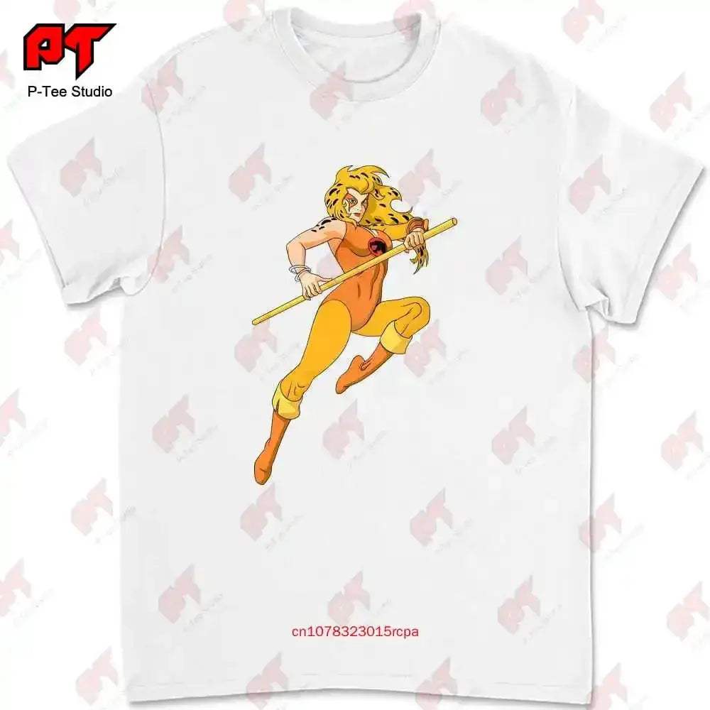 Thundercats Cheetara Portrait Graphic Tee Iconic Artwork - ToylandEU
