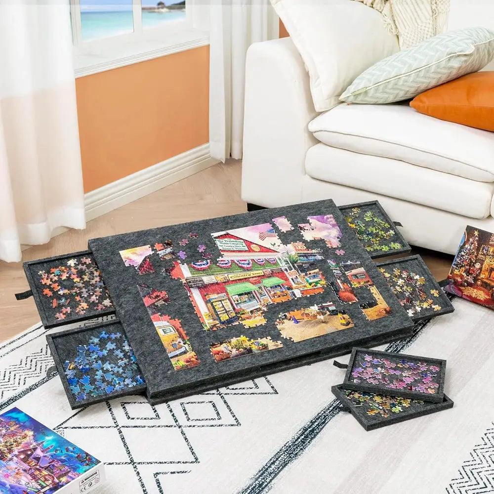  Tilting Puzzle Board Jigsaw Table With Sturdy Stand -  ToylandEU™