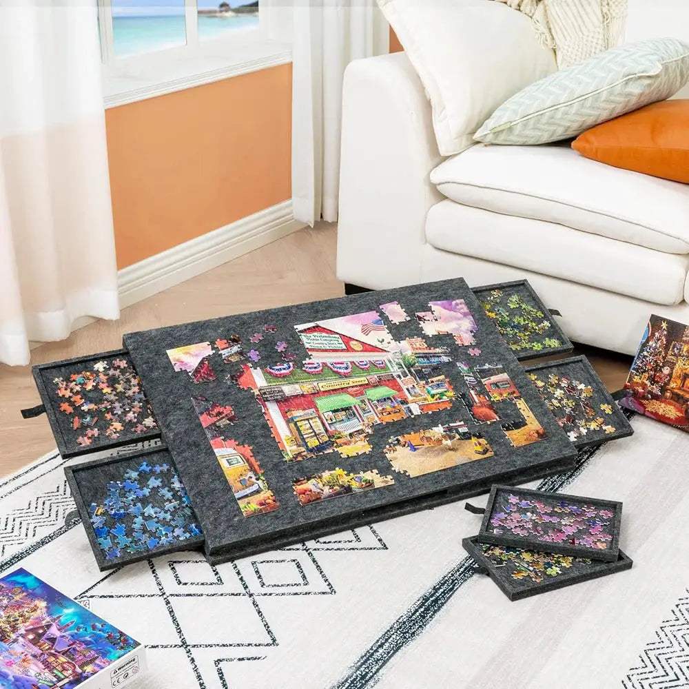  Tilting Puzzle Board Jigsaw Table With Sturdy Stand -  ToylandEU™