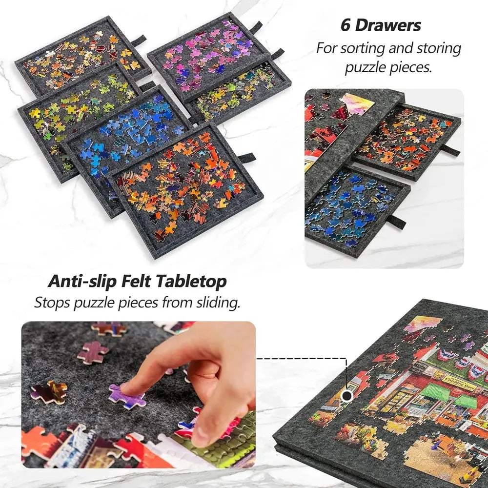  Tilting Puzzle Board Jigsaw Table With Sturdy Stand -  ToylandEU™